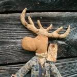 Primitive Moose Doll - Wall..