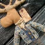 Primitive Moose Doll - Wall..