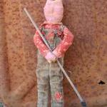 Primitive Farming Pig Doll ..