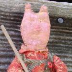 Primitive Farming Pig Doll ..