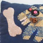 Primitive Whimsical Pillow ..