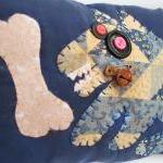 Primitive Whimsical Pillow ..