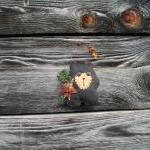 Whimsical Primitive Bear Do..