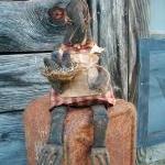 Primitive Crow Doll and Nes..