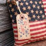  Primitive July 4 Flag Deco..