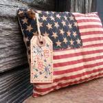  Primitive July 4 Flag Deco..