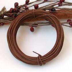 Rusty Tin Wire - 30 Feet 22 Gauge - Primitve Supply - Sewing or Craft Projects